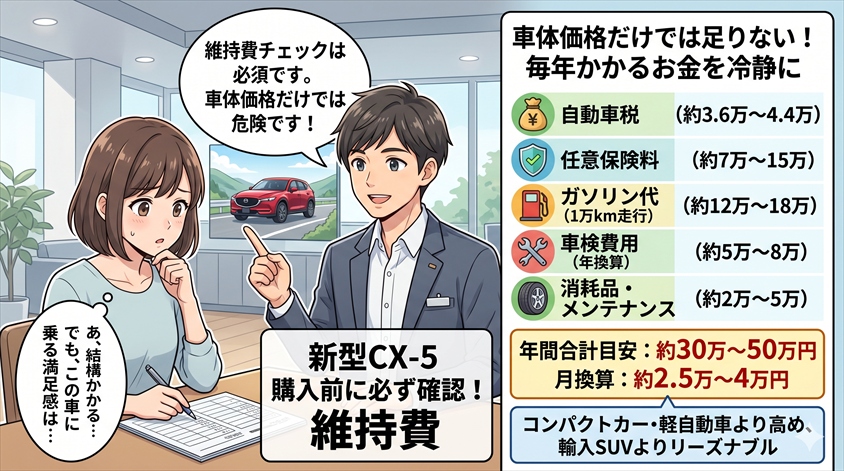新型CX-5の購入前に確認しておきたいこと