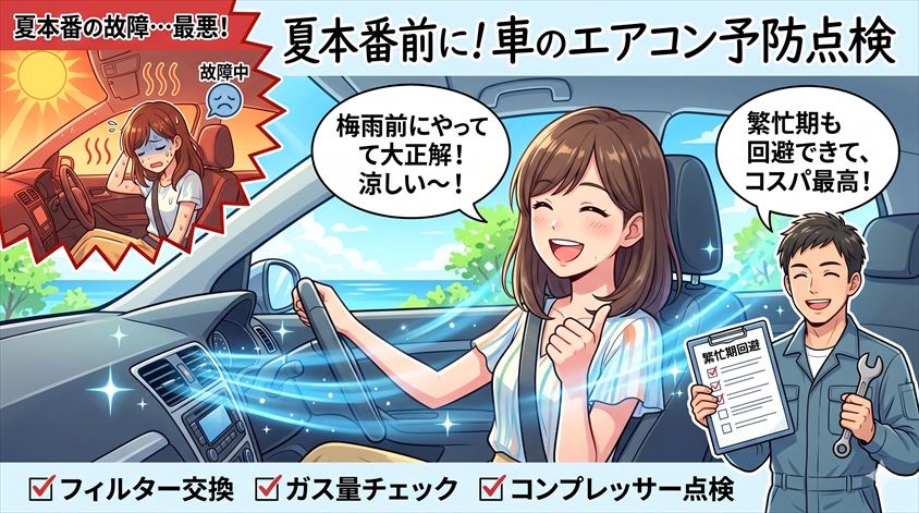 夏本番前にやっておくべき予防点検