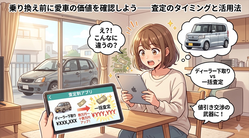 乗り換え前に愛車の価値を確認しよう──査定のタイミングと活用法