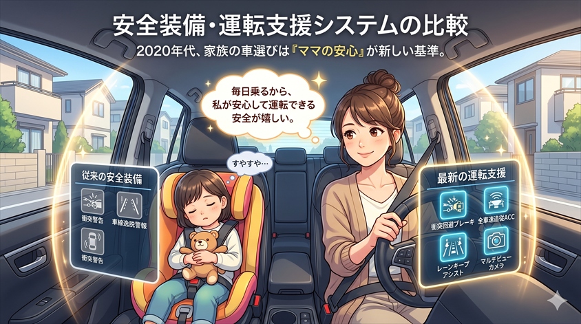 安全装備・運転支援システムの比較