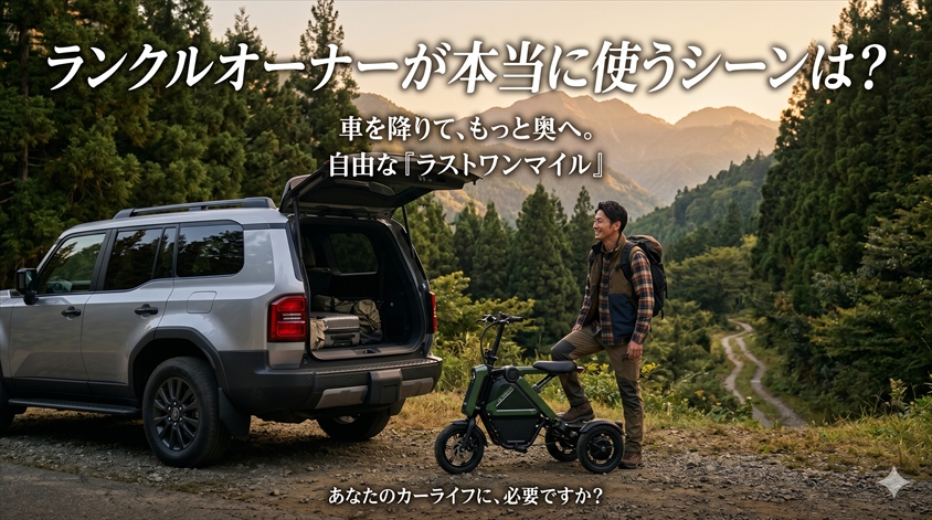 ランクルオーナーが実際に使えるシーンはどこか