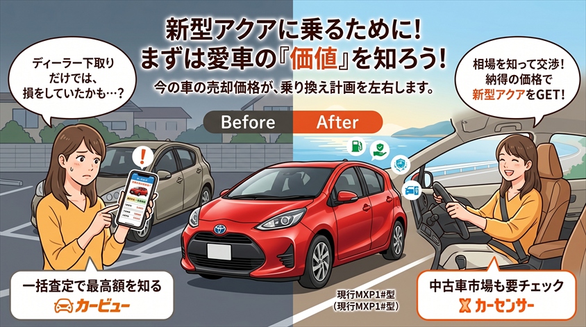 乗り換えを検討するなら、まず愛車の価値を確認しておこう