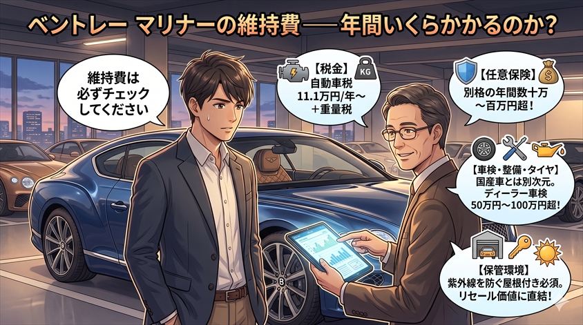 ベントレー マリナーの維持費——年間いくらかかるのか？
