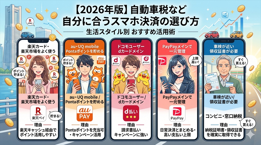 自分に合うスマホ決済の選び方