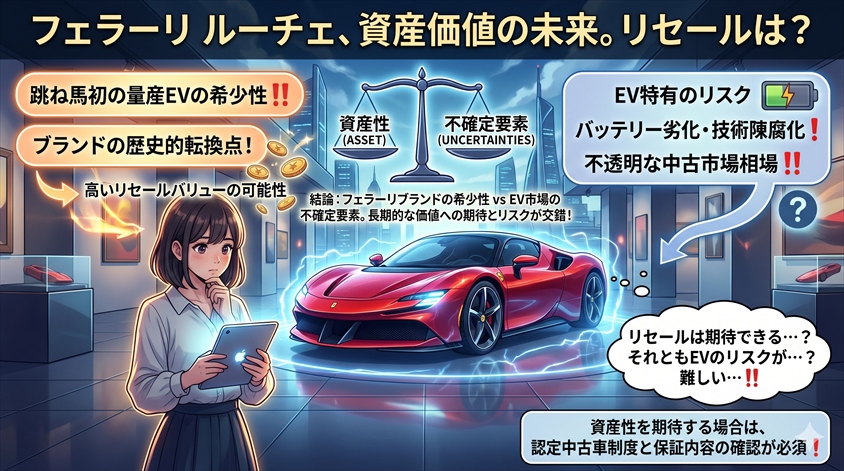 既存フェラーリとの価格比較｜ルーチェはフェラーリの中でどこに位置するか