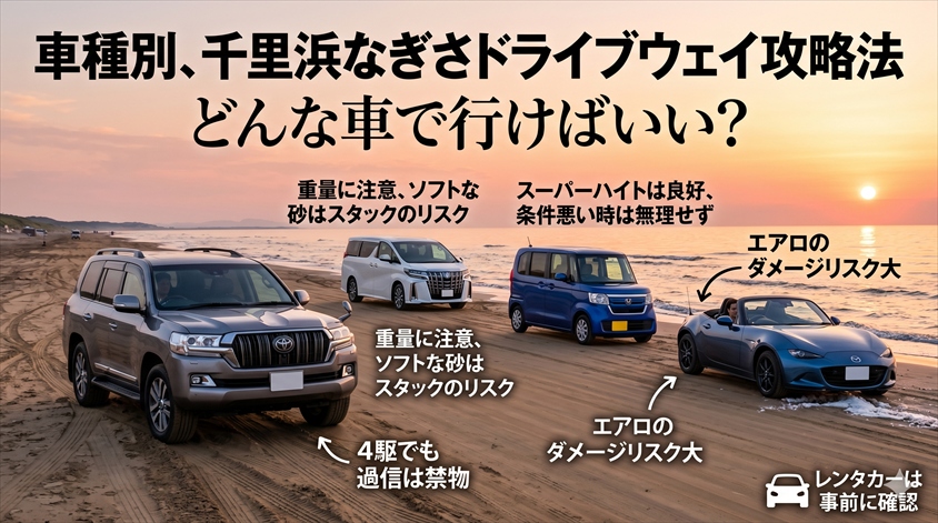 車種別の注意点──どんな車で行けばいい？