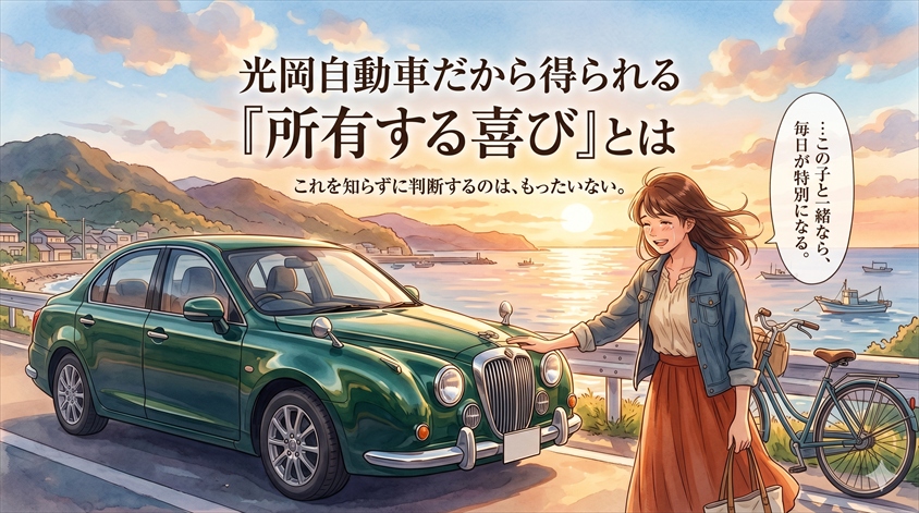 光岡自動車だから得られる「所有する喜び」とは
