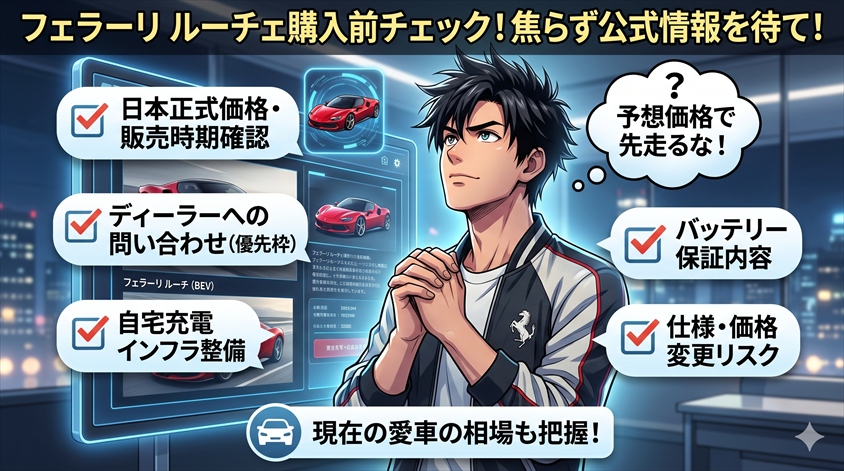 購入前に必ず確認しておきたいこと