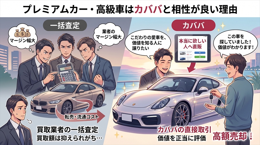 プレミアムカー・高級車はカババと相性が良い理由
