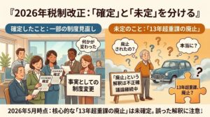 【2026年版】自動車税13年超重課は廃止された?高市政権下の真実 - Premium Cars Life
