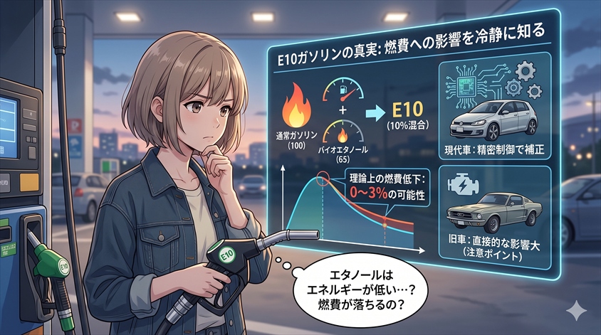 E10ガソリンのデメリット・注意点