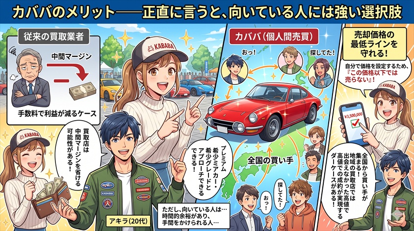 カババのメリット——正直に言うと、向いている人には強い選択肢