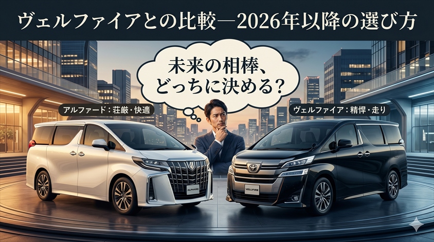 ヴェルファイアとの比較―2026年以降の選び方