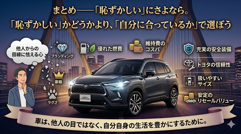 まとめ——「恥ずかしい」かどうかより、「自分に合っているか」で選ぼう