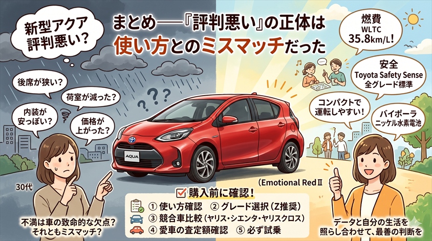 まとめ——「評判悪い」の正体は使い方とのミスマッチだった