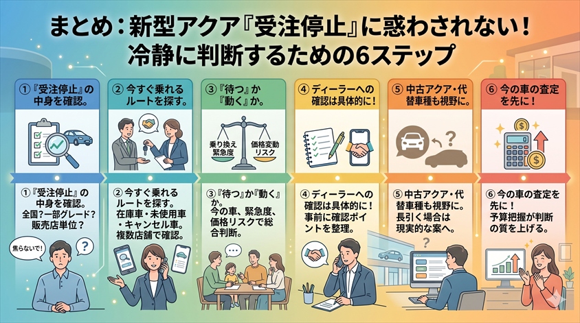 まとめ：「受注停止」に惑わされず、冷静に判断するために