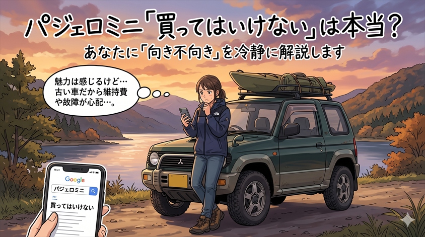 パジェロミニ買ってはいけないは本当？向き不向きを冷静に解説