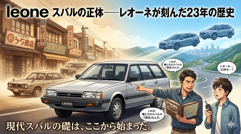 leone スバルの正体——レオーネが刻んだ23年の歴史
