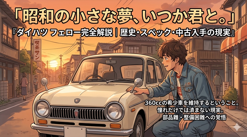 ダイハツ フェロー完全解説｜歴史・スペック・中古入手の現実