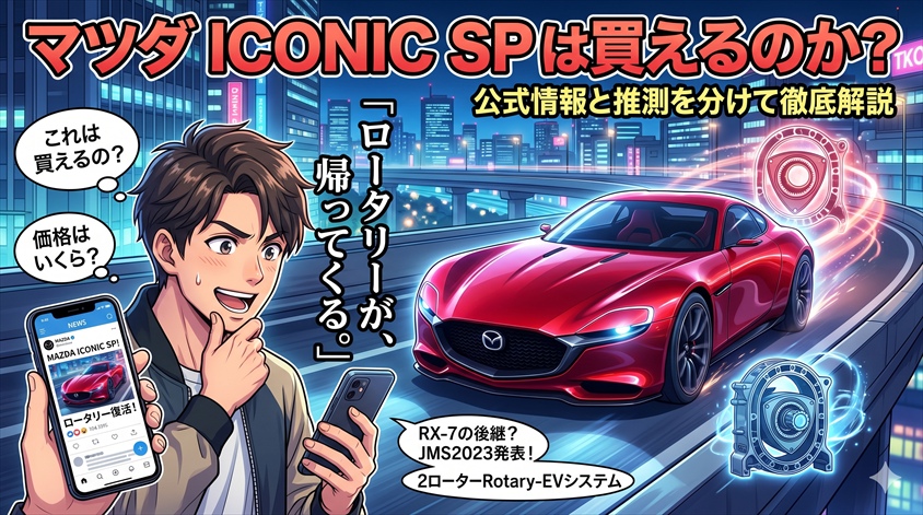 マツダ iconic sp は買えるのか？公式情報と推測を分けて解説