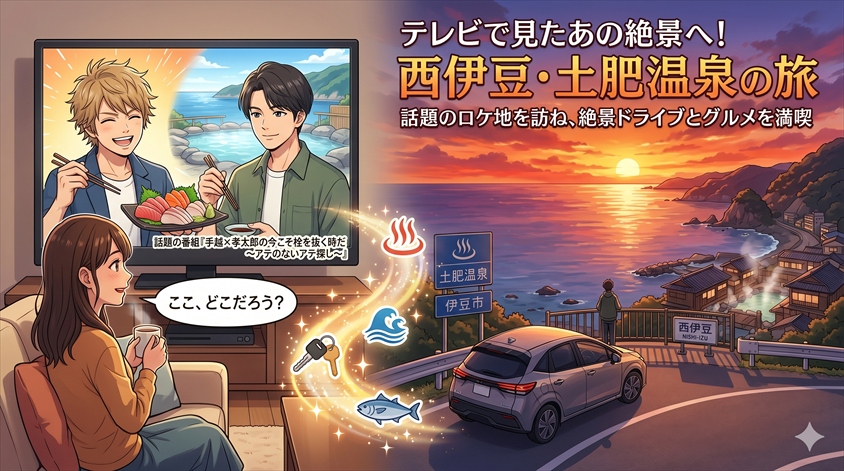 番組で話題の土肥温泉｜手越×孝太郎ロケ地と西伊豆の楽しみ方