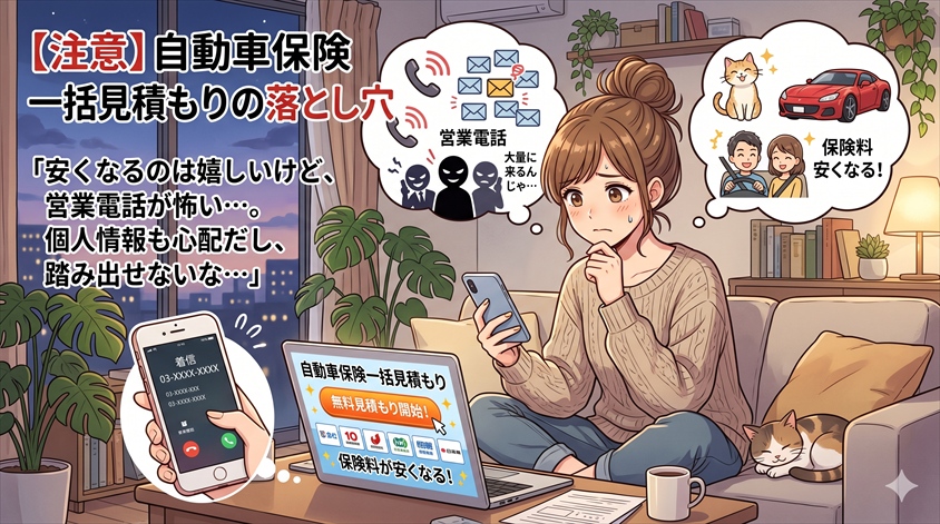 【注意】自動車保険一括見積もりの落とし穴と正しい使い方