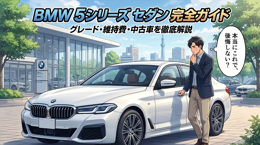 BMW 5シリーズ セダン完全ガイド|グレード・維持費・中古車を徹底解説