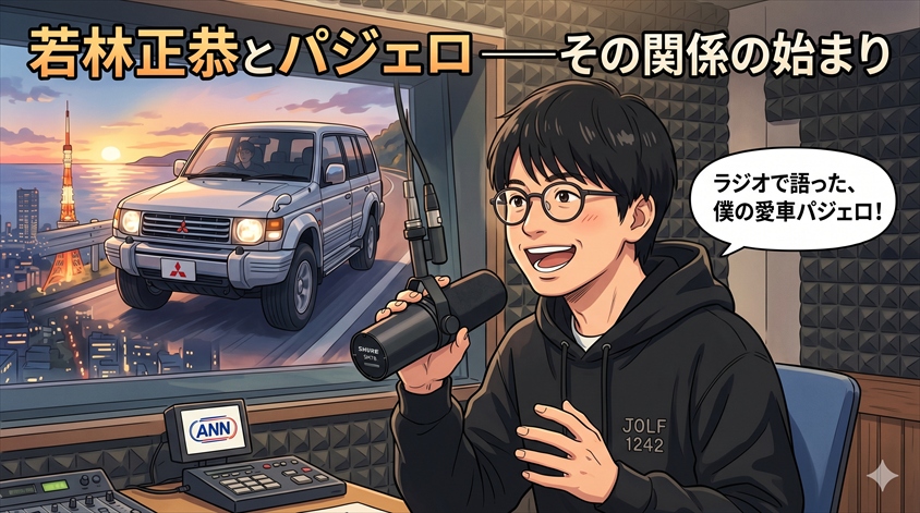 若林正恭とパジェロ——その関係の始まり