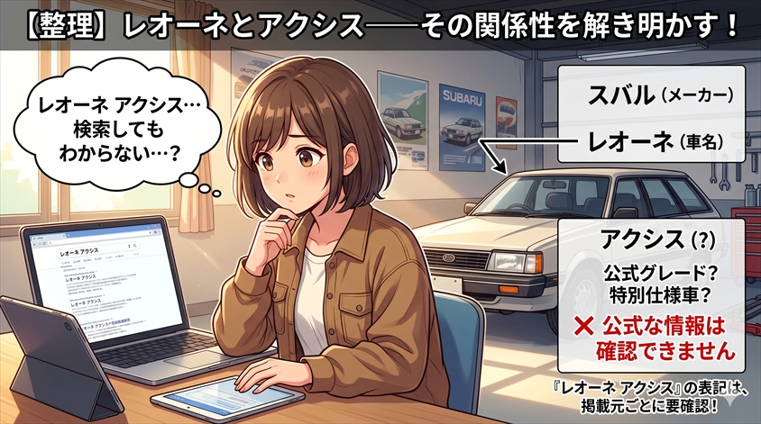 「レオーネ」と「アクシス」――この検索語が指すものを整理する