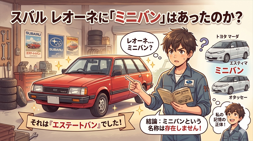 スバル レオーネに「ミニバン」はあったのか？――まず結論から