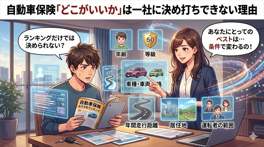 自動車保険「どこがいいか」は一社に決め打ちできない理由