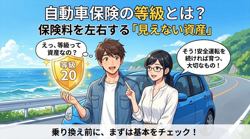 自動車保険の等級とは?保険料を左右する「見えない資産」