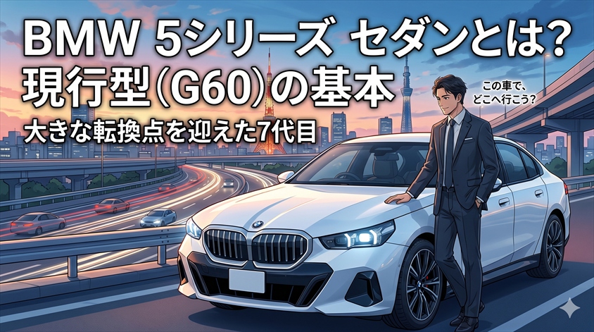BMW 5シリーズ セダンとは?現行型(G60)の基本を押さえる