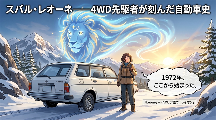 スバル・レオーネとは――4WD先駆者が刻んだ自動車史
