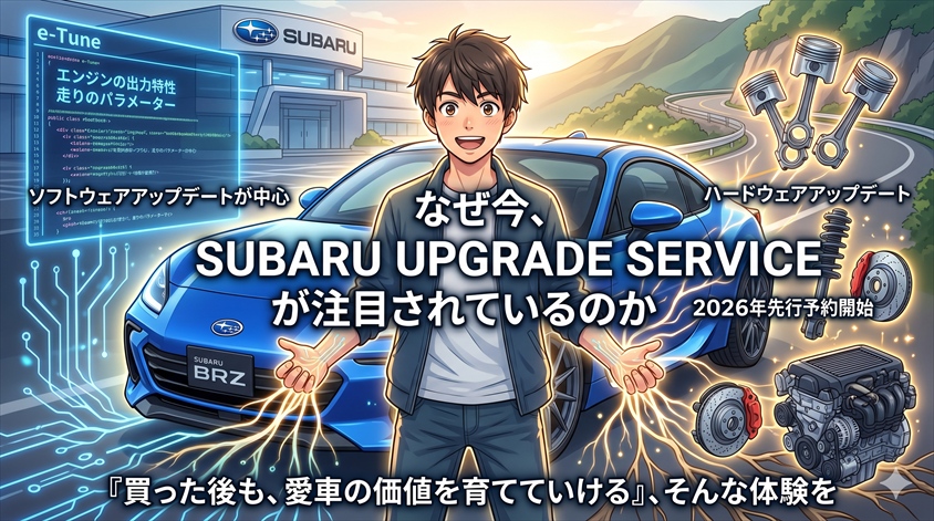 なぜ今、SUBARU UPGRADE SERVICEが注目されているのか