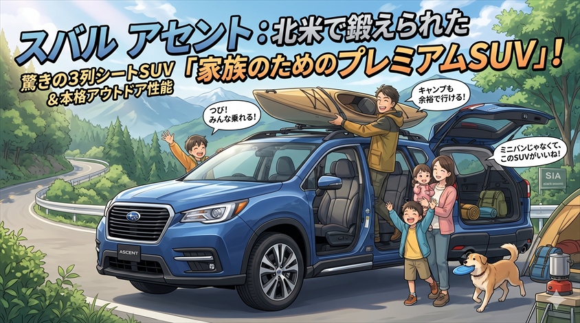 スバル アセントとはどんなSUVか？北米仕様の全体像