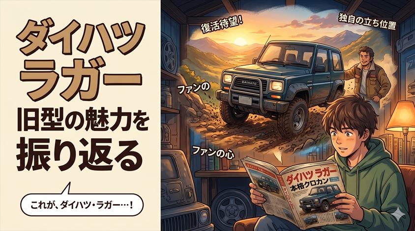 ダイハツ ラガーとはどんな車だったのか?旧型の魅力を振り返る