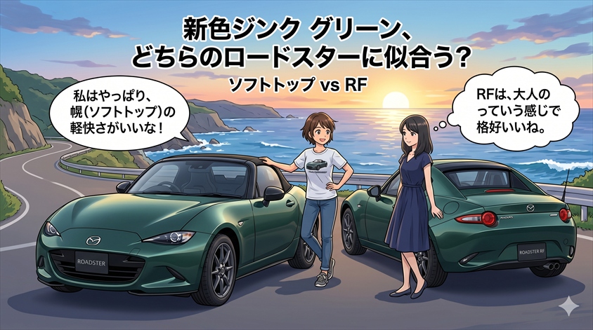 ソフトトップ vs RF、どちらに似合う？