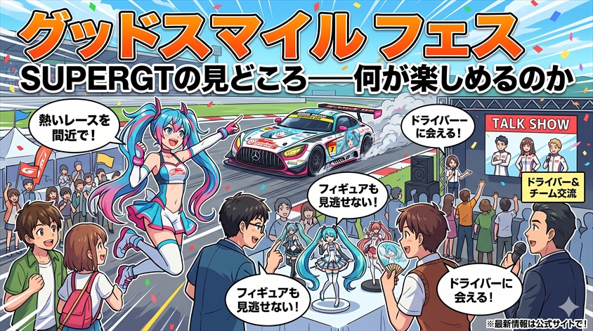 グッドスマイル フェス SUPERGTの見どころ——何が楽しめるのか