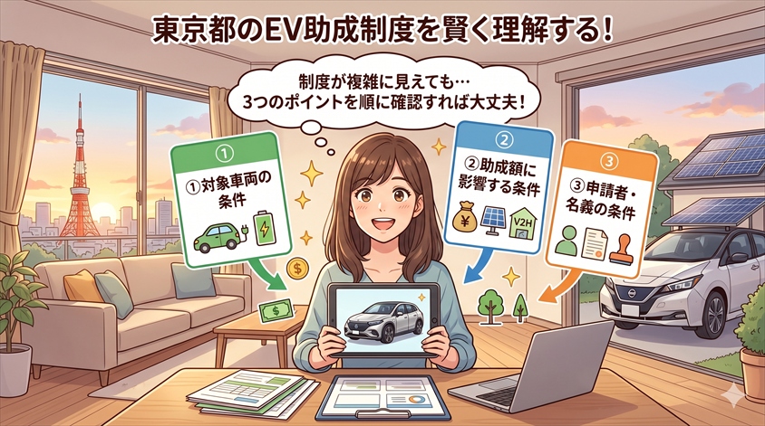 東京都の助成制度の詳細|対象車両・助成額・申請者の条件