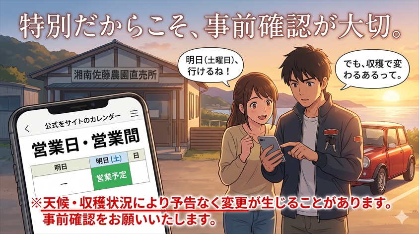 営業日・営業時間|訪問前に必ず確認しておきたいこと