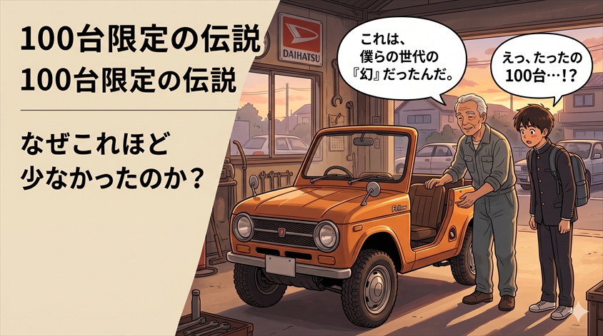 100台限定とされる理由──なぜこれほど少なく作られたのか