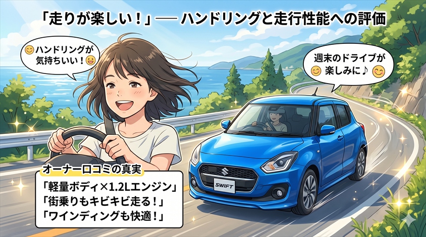 スズキ スイフトの良い口コミ ─ 実際のオーナーが語る満足点
