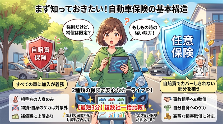 まず知っておきたい！自動車保険の基本構造
