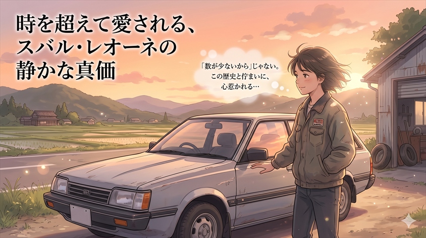 旧車としてのスバル・レオーネ――現代における価値と希少性