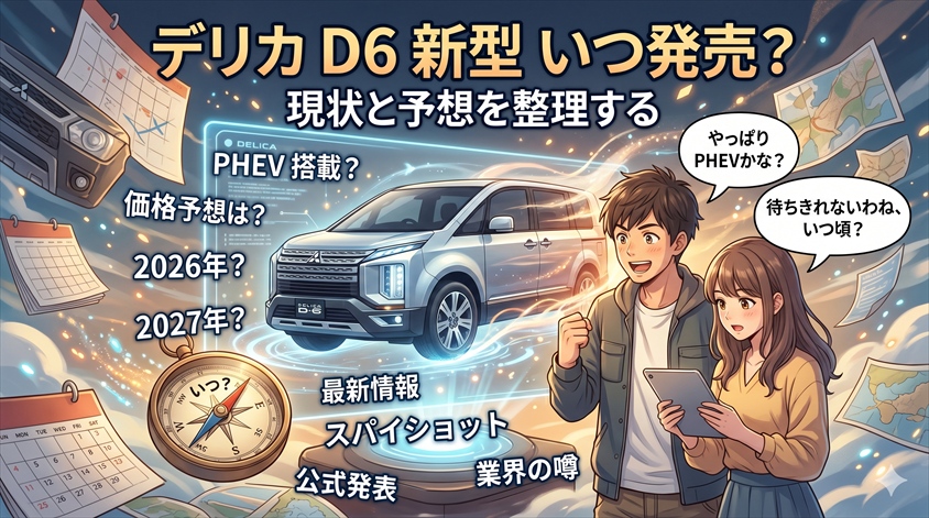 デリカ D6 新型の発売時期はいつ？現状と予想を整理する