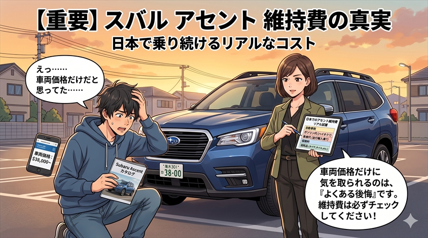 スバル アセントの維持費——日本で乗り続けるリアルなコスト