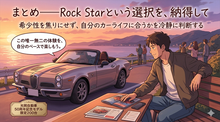 まとめ――Rock Starという選択を、納得して