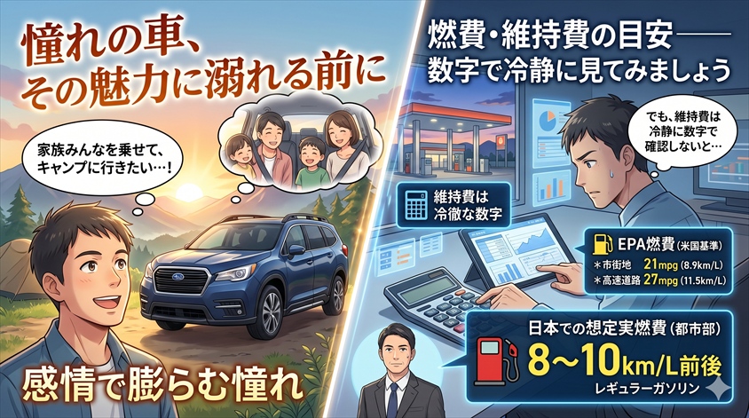 燃費・維持費の目安——数字で冷静に見てみましょう