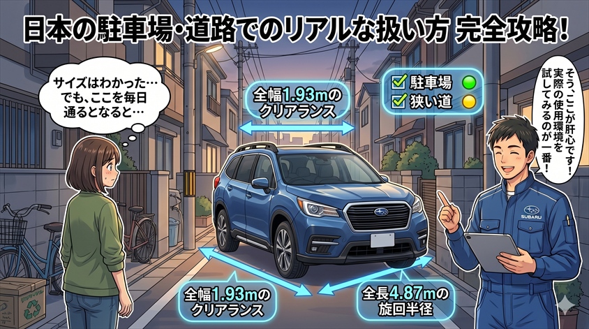 日本の駐車場・道路でのリアルな扱い方